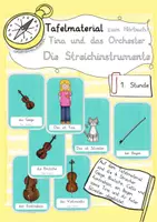 Vorschau - Bildkarten - Tafelmaterial Tina und das Orchester Streichinstrumente - Deckblatt