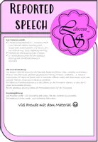 Vorschau - Arbeitsblätter - reported speech - komplette Unterrichtseinheit - Seite 1