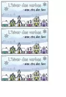 Vorschau - Arbeitsblätter - Materialpaket: L'hiver des verbes- avoir, être, aller & faire - Seite 2