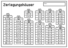 Vorschau - Arbeitsblätter - Materialpaket: Sicher Minus rechnen 1. Klasse ZR 10 - Seite 3