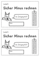 Vorschau - Arbeitsblätter - Sicher Minus rechnen - Lernheft - Seite 2