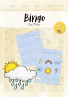 Vorschau - Spiele - Bingo "Das Wetter" für Erstleser - Deckblatt