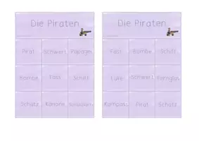 Vorschau - Spiele - Bingo "Die Piraten" für Erstleser - Seite 2