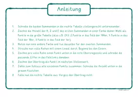 Vorschau - Arbeitsblätter - Das Punktspiel - Vorbereitung schriftliche Addition mit Übertrag - Seite 3
