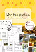 Vorschau - Arbeitsblätter - Mein Honigbüchlein - Wir verkosten unterschiedliche Honigsorten (ab Kl. 1) - Deckblatt