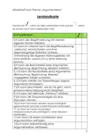 Vorschau - Arbeitsblätter - Argumentieren Arbeitsheft - Seite 1