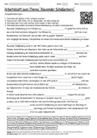 Vorschau - Arbeitsblätter - Arbeitsblätter "Alexander Schallenberg" + Lösung & MP3 + - Deckblatt