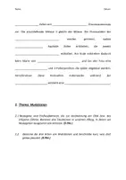 Vorschau - Arbeitsblätter - Klassenarbeit zum Thema „Meiose, Mutationen und Transkription/Translation“ - Seite 1