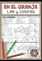 Vorschau - Arbeitsblätter - EN EL GRANJA (Bauernhof) - Lee y colorea (Lesen und Malen) - Deckblatt