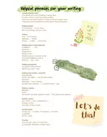 Vorschau - Arbeitsblätter - helpful phrases for your writing mod, useful phrases, skill files, version 3 - Seite 1
