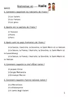 Aperçu - Feuilles d'exercices - Mini Tour d'Europe : l'Italie - Page 3