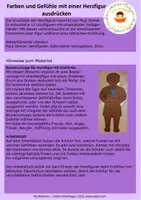 Vorschau - Arbeitsblätter - Gefühlsfarben mit Herzfiguren darstellen - Bibelidee 11 - Seite 1