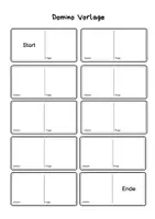 Vorschau - Anderer Materialtyp - Domino-Vorlage - Deckblatt