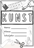 Vorschau - Anderer Materialtyp - Deckblatt Kunst mit Inhaltsverzeichnis - Deckblatt