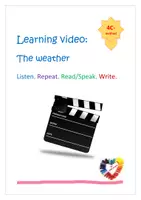 Vorschau - Videos - Learning video: The weather - 4 Competencies method - Deckblatt