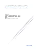 Vorschau - Arbeitsblätter - Messwerte aufnehmen und im Diagramm darstellen - Deckblatt