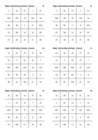 Aperçu - Jeux - Arithmétique mentale - Division - Bingo - Page 2
