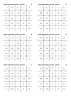Aperçu - Jeux - Arithmétique mentale - Division - Bingo - Page 3