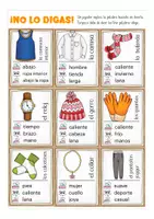 Aperçu - Jeux - la ropa jeu Espagnol ¡No lo digas! - Page 2
