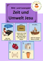 Vorschau - Spiele - Zeit und Umwelt Jesu : Bildlesespiel und Lesespiel - Ich habe ... Wer hat ... ? - Deckblatt