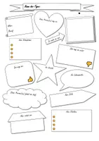 Vorschau - Arbeitsblätter - Figuren Steckbrief für jede Lektüre - als PDF & Word - Seite 1