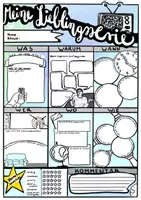 Vorschau - Arbeitsblätter - Meine Lieblingsserie - Arbeitsblatt - Deckblatt
