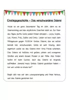 Vorschau - Arbeitsblätter - Lesespaziergang - Das verschwundene Osterei (+ AnyBook Version) - Seite 1