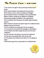 Vorschau - Arbeitsblätter - the passive voice , grammar, exercises - Seite 3
