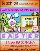 Vista previa - Hojas de trabajo - I CAN SPELL Series Special Edition Holidays Easter Bunny - Portada