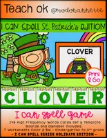 Vista previa - Hojas de trabajo - I CAN SPELL Series Special Edition Holidays St Patricks Leprechaun - Portada