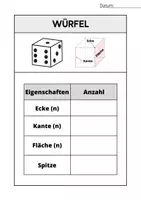 Vorschau - Arbeitsblätter - Steckbriefe von Körpern | Eigenschaften von Körpern entdecken - Deckblatt