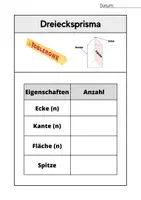 Vorschau - Arbeitsblätter - Steckbriefe von Körpern | Eigenschaften von Körpern entdecken - Seite 3