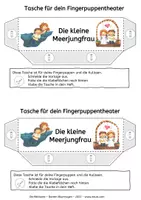 Aperçu - Matériel pour travaux manuels / dessin - Marionnettes à doigt: La petite Sirène (Allemand) - Page 3