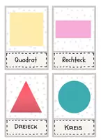 Vorschau - Arbeitsblätter - Wachsendes Materialpaket Geometrische Körper & Formen – Grundschule Mathematik Klasse 1–3 | Arbeitsblätter, Tafelmaterial, Lesedomino, Mosaikbilder - Seite 2