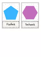 Vorschau - Präsentationen/Tafelbilder - Geometrische Formen Bild- und Wortkarten - Tafelmaterial - Seite 3