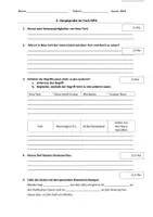 Vorschau - Test - Klassenarbeit Nordamerika - Deckblatt