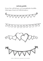 Vorschau - Arbeitsblätter - Muster erfinden und fortsetzen - Fasching, Geburtstag, Feier SAS - Seite 2