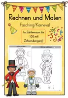 Vorschau - Arbeitsblätter - Faschings-Rechen-Paket - Seite 1