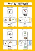 Vorschau - Arbeitsblätter - Schreibanlass Würfel Piraten - Seite 1