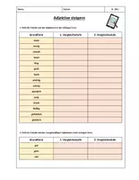Vorschau - Arbeitsblätter - Adjektive steigern - digital und analog - Seite 3
