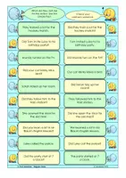 Vorschau - Spiele - Tandem Activity / Tandembögen - Simple Past - Questions - 5. / 6. Klasse - Seite 3