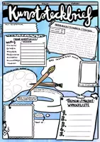 Vorschau - Arbeitsblätter - Mein Kunststeckbrief - Kunst - Kennenlernen - Deckblatt