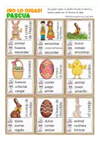 Vorschau - Spiele - Pascua (Ostern) No lo digas! Spanisch Spiel - Seite 1