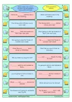 Vista previa - Juegos / Gamificación - Actividades en tándem will OR going to future - Inglés - página 2