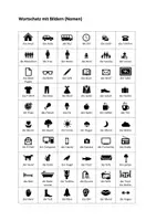 Vorschau - Poster - A1 Wortschatz mit Bildern: Nomen - Deckblatt