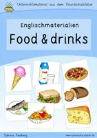 Vorschau - Unterrichtsreihen - Food and drinks (Englisch, Grundschule) - Deckblatt