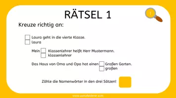 Vorschau - Spiele - Escape-Room-Spiel: Groß- und Kleinschreibung mit Lösungen - Seite 2