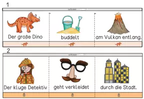 Vorschau - Arbeitsblätter - Flipbook basteln - verrückter Lesespaß - Seite 2