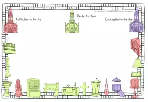 Vorschau - Arbeitsblätter - KIRCHENRAUM: Arbeitsblatt zum Verbinden - Seite 3