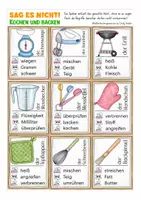 Aperçu - Jeux - Sag es nicht! Kochen und backen Deutsch / Allemand - Page 1